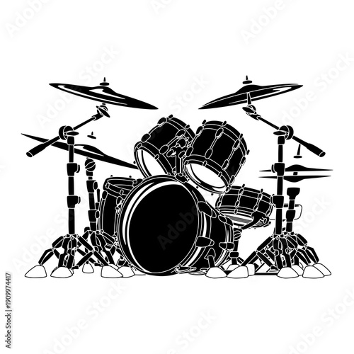 musical instruments vector illustration