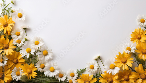 Field Daisy Corner Border 1