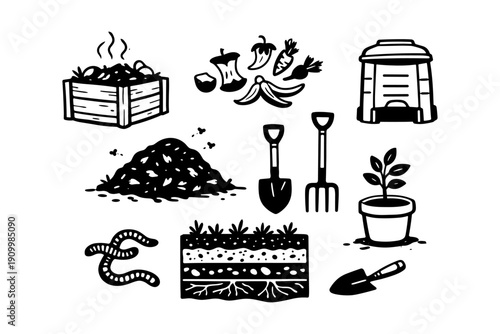 Composting basics: tools, process, and benefits illustrated