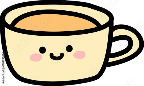 Cute Tea Cup Illustration