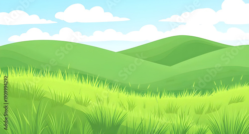 field, grass, greenfield, meadow, pasture, plain, nature, landscape, scenery, countryside, rural, outdoor, horizon, farmland, sky, blue, clouds, cloudscape, daylight, sunshine, sunny, bright, fresh, c