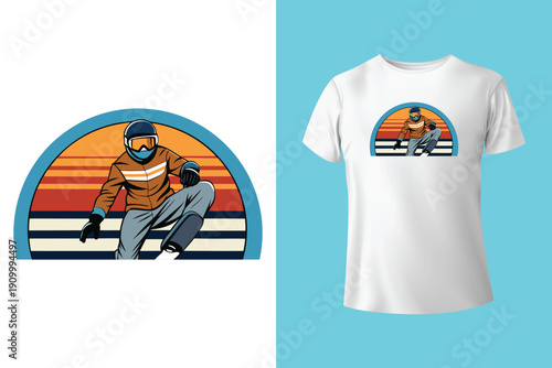 Expand your horizon mountain adventure tshirt design for outdoor enthusiast and travel lifestyle apparel