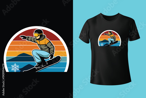 Expand your horizon mountain adventure tshirt design for outdoor enthusiast and travel lifestyle apparel