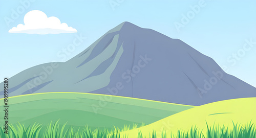 meadow, grass, green, field, pasture, lawn, nature, landscape, scenery, countryside, rural, outdoor, horizon, farmland, sky, blue, clouds, cloudscape, daylight, sunshine, sunny, bright, fresh, calm, p