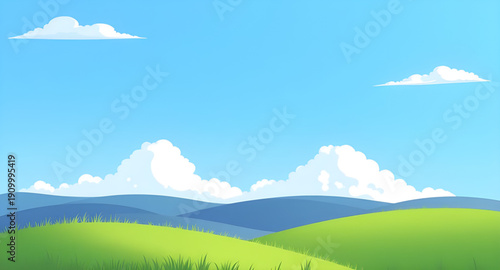 grassland, field, meadow, greenfield, pasture, lawn, nature, landscape, scenery, countryside, rural, outdoor, horizon, farmland, sky, bluesky, clouds, cloudscape, daylight, sunlight, sunny, bright, fr