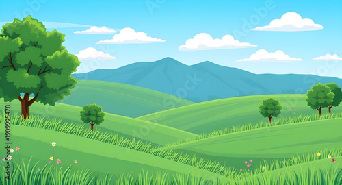 field, grass, greenfield, meadow, pasture, plain, nature, landscape, scenery, countryside, rural, outdoor, horizon, farmland, sky, blue, clouds, cloudscape, daylight, sunshine, sunny, bright, fresh, c