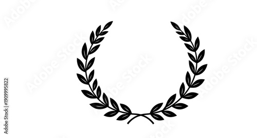 laurel, wreath, award, silhouette, victory, honor, success, achievement, champion, winner, prize, trophy, medal, excellence, prestige, glory, triumph, emblem, symbol, badge, crest, decorative, ceremon