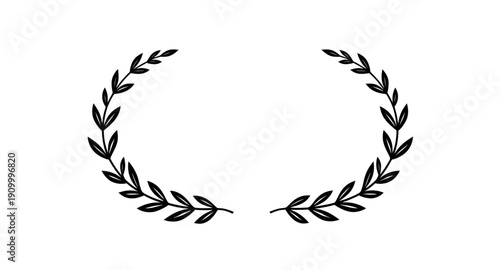 laurel, wreath, award, silhouette, victory, honor, success, achievement, champion, winner, excellence, prestige, glory, triumph, emblem, symbol, badge, crest, decorative, ceremonial, recognition, acco