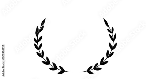 laurel, wreath, award, silhouette, victory, honor, success, achievement, champion, winner, excellence, prestige, glory, triumph, emblem, symbol, badge, crest, decorative, ceremonial, recognition, acco