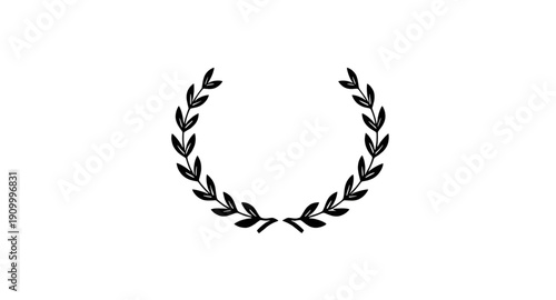 laurel, wreath, award, silhouette, victory, honor, success, achievement, champion, winner, excellence, prestige, glory, triumph, emblem, symbol, badge, crest, decorative, ceremonial, recognition, acco