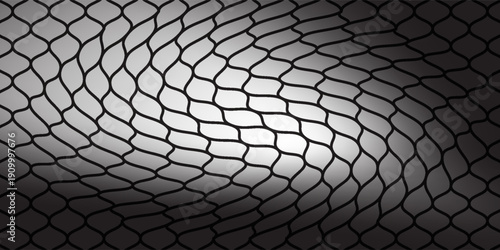 Net pattern. Rope net vector silhouette. Soccer, football, volleyball, tennis and tennis net pattern. Fisherman hunting net rope texture or pattern.