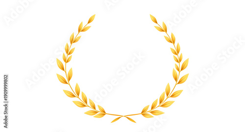 laurel, wreath, golden, leaves, leaf, victory, winner, champion, award, prize, honor, success, triumph, achievement, excellence, prestige, noble, royal, classic, antique, ancient, greek, roman, olympi