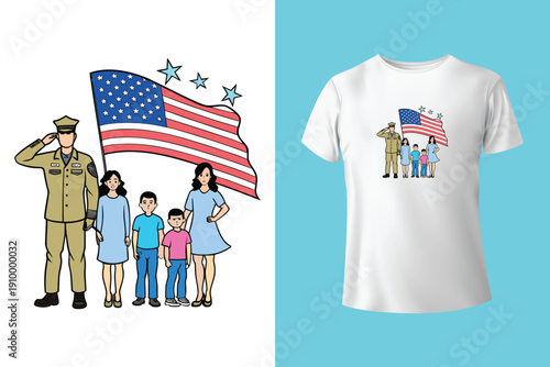 Freedom soars eagle typography memorial vector graphic t-shirt design print