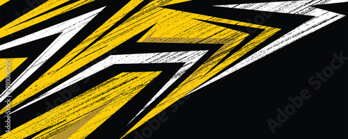 car livery graphic vector with exclusive colors. abstract grunge background design for vehicle vinyl wrap and sports car, racing car, jersey, banner and adventure ready to print.