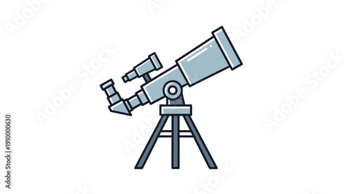 Reflector Telescope on Tripod Stand.