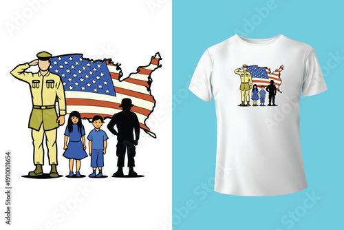 Freedom soars eagle typography memorial vector graphic t-shirt design print