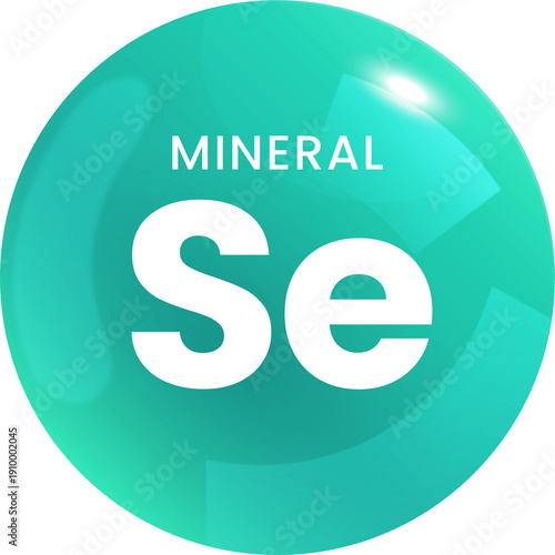 фотографія Selenium Se Mineral Antioxidant Thyroid Support Icon