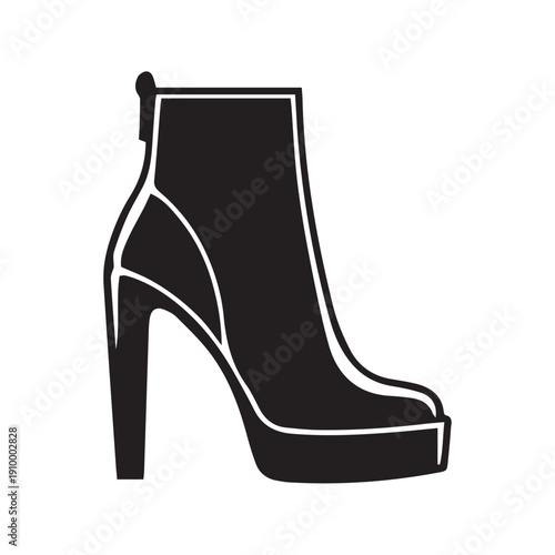 high heels shoes vector illustration