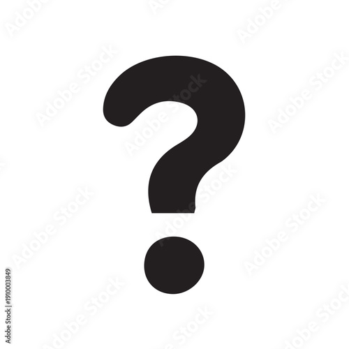 question mark symbol illustration