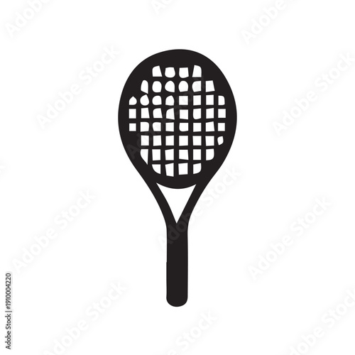 badminton racket vector illustration
