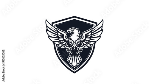 Eagle Logo Design Illustration.
