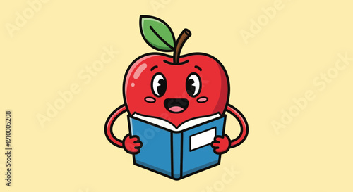 Apple Character Reading Book.