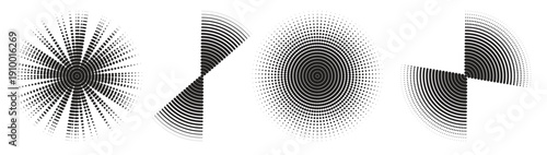 Konstfotografi Abstract Trendy Circlet Halftone Pattern for Modern Vector Art Design