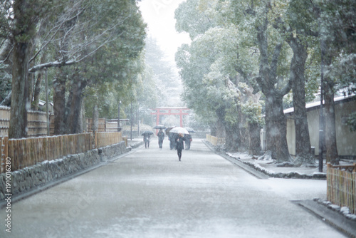 Wallpaper Mural 鎌倉2628　鶴岡八幡宮8　雪 Torontodigital.ca