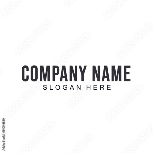 Company Name Placeholder Text with Slogan.
