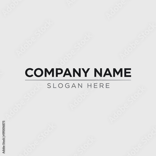 Company Name Slogan Template Placeholder Text.