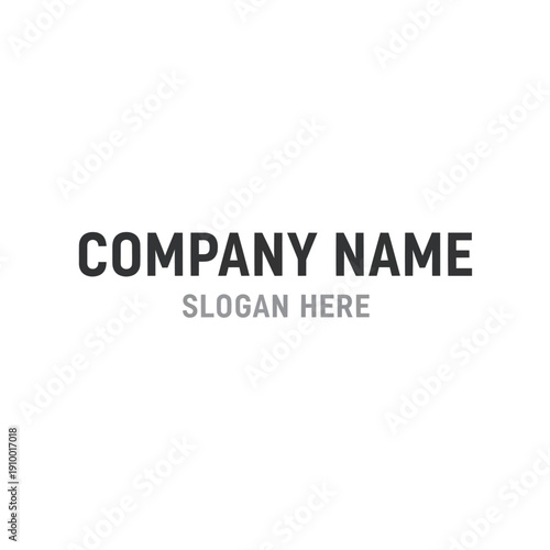 Company Name Slogan Template Placeholder Text.