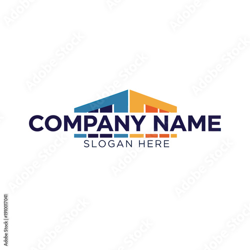 Company Logo Template with Building Icon. Free Download Company Logo Template with Building Icon. - GFXLoad