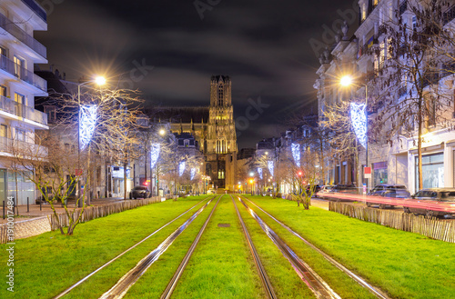 Notre-Dame Cathedral in Reims is a Roman Catholic cathedral located in Reims, in the French department of Marne in the Grand Est region.