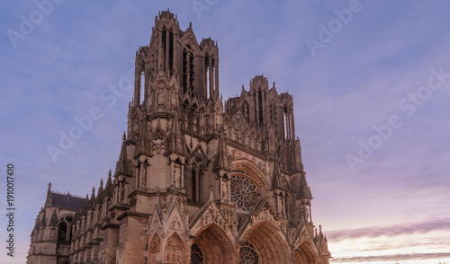 Notre-Dame Cathedral in Reims is a Roman Catholic cathedral located in Reims, in the French department of Marne in the Grand Est region.
