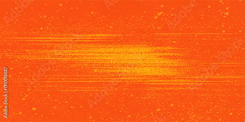 Abstract orange grunge background featuring a textured paint pattern on a vintage paper surface with brown and yellow macro art design