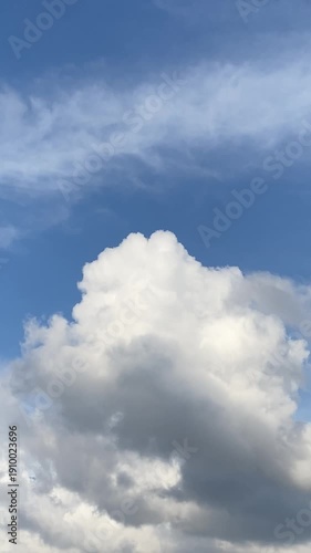 blue sky with clouds
