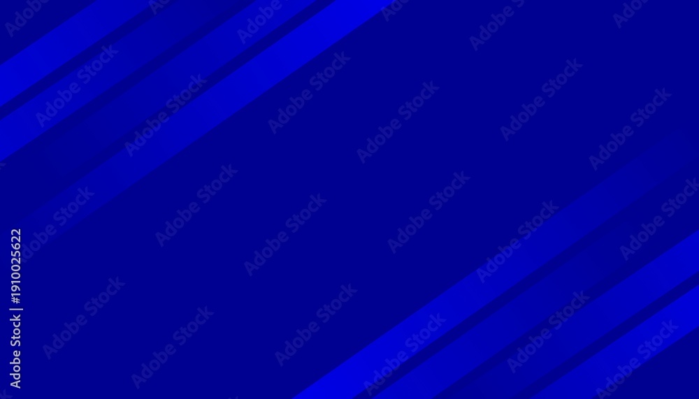 Obraz premium Deep blue abstract background with diagonal stripes and sleek modern gradient design