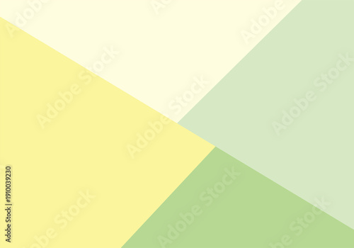 Soft geometric background design with a harmonious blend of yellow and green shades, for versatile digital and print applications