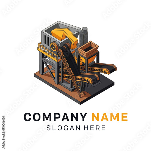 Industrial Machine Equipment Heavy Machinery Factory.