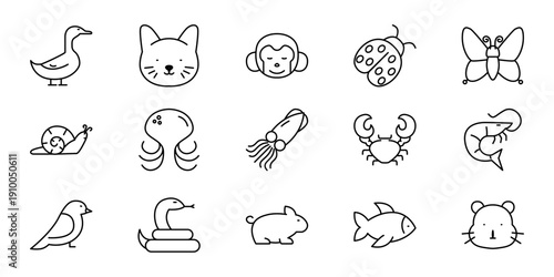 Minimalist Pig Head Outline Icon with Reversible Black and White Design, Clean Graphic Illustration for Farm Animal Themes and Charming Character Logos