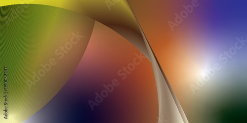 Navy blue green and yellow abstract shape with grainy gradient and black noisy texture background for wide banner poster header design