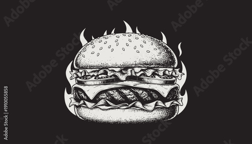 hot hamburger