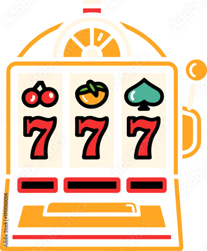 슬롯머신 일러스트