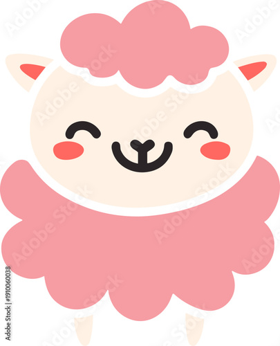 귀여운 어린 양 캐릭터
