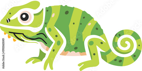 카멜레온 일러스트