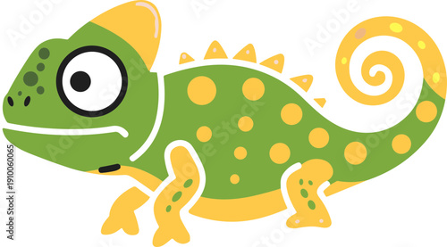 카멜레온 일러스트