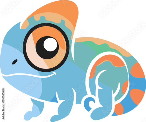 카멜레온 일러스트