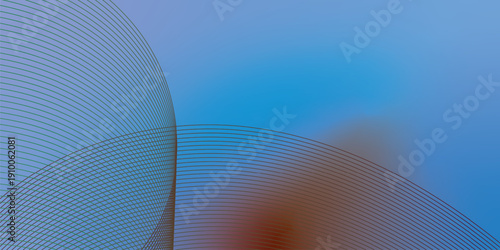 Navy blue red and white abstract shape background with grainy gradient and black noisy texture for wide banner poster header design