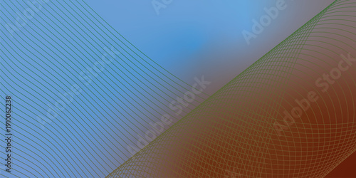 Navy blue red and white abstract shape background with grainy gradient and black noisy texture for wide banner poster header design