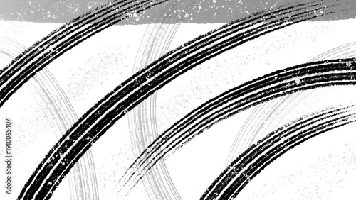 墨風テクスチャのグランジ抽象バックグラウンド